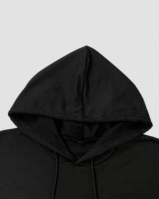Men Dragon Print Chinese Kangaroo Pocket Casual Hooded Sweatshirt Men Dragon Print Chinese Kangaroo Pocket Casual Hooded Sweatshirt