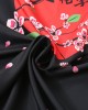 Mens Cherry Blossoms Character Back Print Kimono Loose Two Pieces Outfits Mens Cherry Blossoms Character Back Print Kimono Loose Two Pieces Outfits