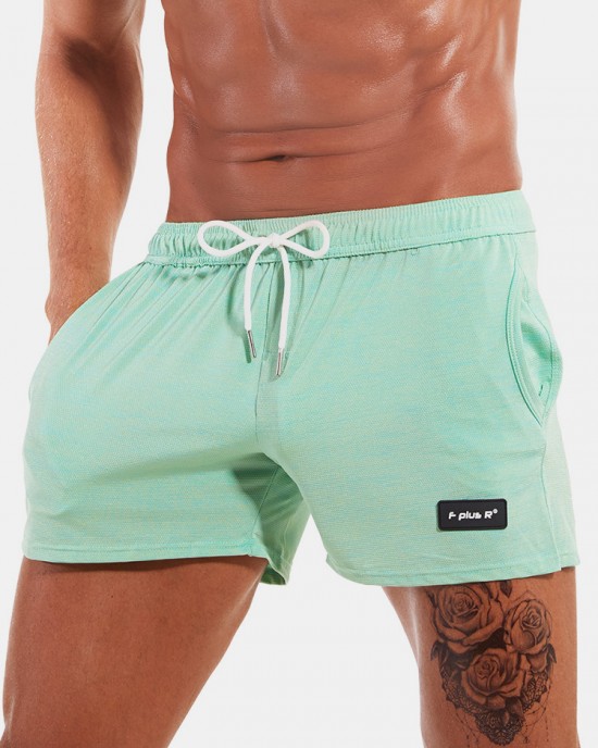 Mens Sport Solid Color Quick Dry Pocket Drawstring Shorts Mens Sport Solid Color Quick Dry Pocket Drawstring Shorts