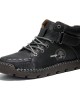 Men Hand Stitching Non Slip Outdoor Casual Microfiber Leather Boots Men Hand Stitching Non Slip Outdoor Casual Microfiber Leather Boots