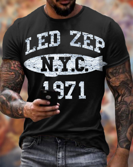 Punk Rock Vintage Street T-shirt HF2815-03-03 Punk Rock Vintage Street T-shirt HF2815-03-03