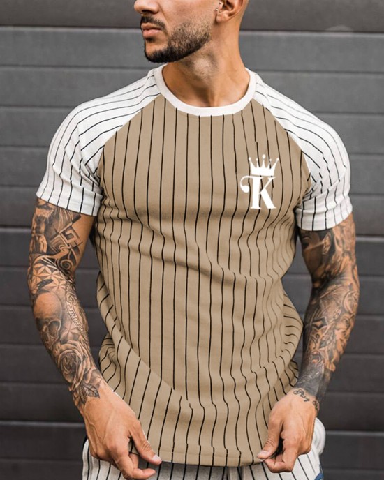 Men's short sleeve loose top T-shirt HE1616-03-02 Men's short sleeve loose top T-shirt HE1616-03-02