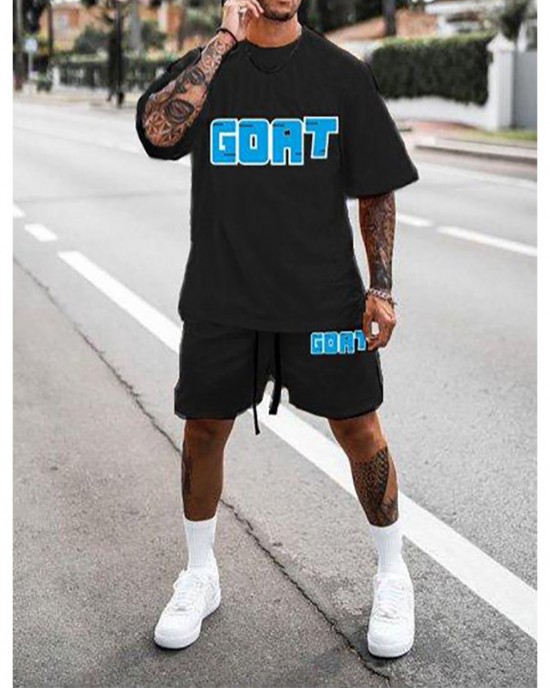 Casual loose fit men's T-shirt HF0107-02-04 Casual loose fit men's T-shirt HF0107-02-04