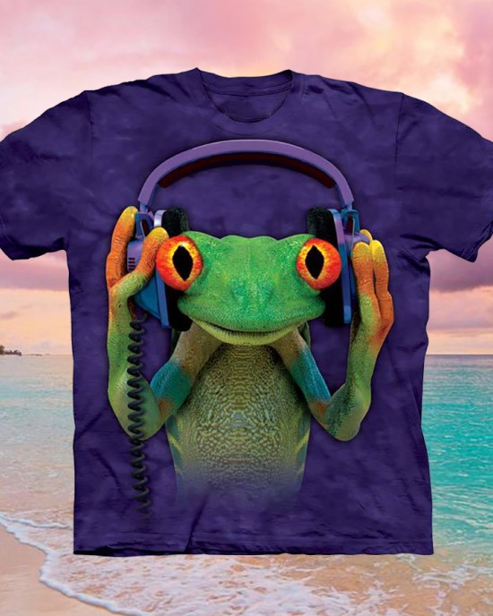 Funny frog exquisite simple T-shirt HF1918-01-02 Funny frog exquisite simple T-shirt HF1918-01-02