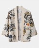 Mens Tropical Floral Print Kimono Holiday Two Pieces Outfits Mens Tropical Floral Print Kimono Holiday Two Pieces Outfits