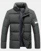 Mens Thicken Fluffy Solid Color Stand Collar Long Sleeve Warm Coats Mens Thicken Fluffy Solid Color Stand Collar Long Sleeve Warm Coats