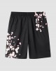 Mens Floral Print Open Front Kimono Loose Two Pieces Outfits Mens Floral Print Open Front Kimono Loose Two Pieces Outfits
