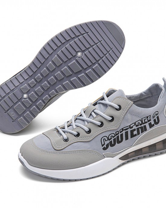 Men Brief Non Slip Letter Printing Patchwork Soft Sole Casual Sneakers Men Brief Non Slip Letter Printing Patchwork Soft Sole Casual Sneakers