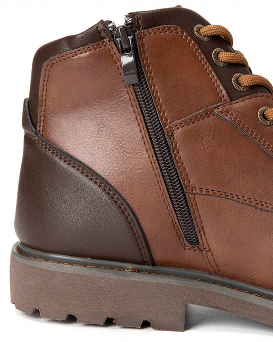 Men Retro British Style High top Slip Resistant Side zip Martin Boots Men Retro British Style High top Slip Resistant Side zip Martin Boots