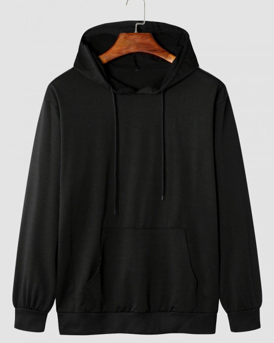 Men Dragon Print Chinese Kangaroo Pocket Casual Hooded Sweatshirt Men Dragon Print Chinese Kangaroo Pocket Casual Hooded Sweatshirt