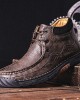 Men Non Slip Soft Sole Casual Leather Hand Sewn Boots Men Non Slip Soft Sole Casual Leather Hand Sewn Boots