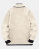Mens Warm Velvet Stand Collar Sherpa Lined Long Sleeve Coats With Pocket Mens Warm Velvet Stand Collar Sherpa Lined Long Sleeve Coats With Pocket
