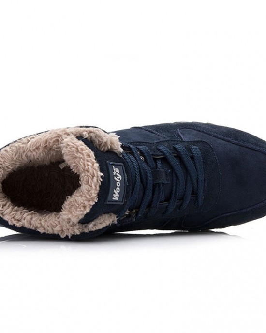 Men Winter Snow Shoes Hiking Boots Warm Lined Wear resistant Non Slip Cotton Shoes Lace Up Outdoor Sports Casual Ankle Shoes Men Winter Snow Shoes Hiking Boots Warm Lined Wear resistant Non Slip Cotton Shoes Lace Up Outdoor Sports Casual Ankle Shoes