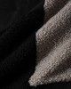 Men Teddy Color Block Patchwork Crew Neck Pullover Sweatshirts Men Teddy Color Block Patchwork Crew Neck Pullover Sweatshirts