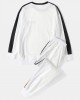 Mens Sports Splicing Paris Embroidered Sweatshirt Pants Leisure Suits Mens Sports Splicing Paris Embroidered Sweatshirt Pants Leisure Suits