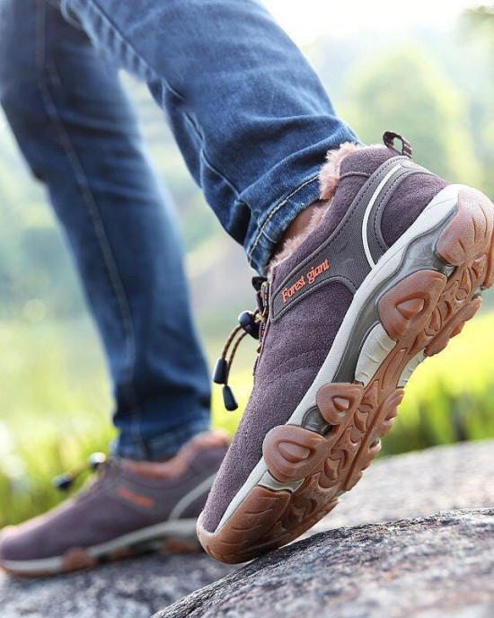 Men Thicken Warm Plush Lining Autumn Winter Outdoor Hiking Shoes Men Thicken Warm Plush Lining Autumn Winter Outdoor Hiking Shoes