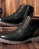 Men Retro British Style High top Slip Resistant Side zip Martin Boots Men Retro British Style High top Slip Resistant Side zip Martin Boots