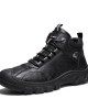 Men Microfiber Leather Breathable Soft Sole Non Slip Closed Toe Lace Up Leisure Boots Men Microfiber Leather Breathable Soft Sole Non Slip Closed Toe Lace Up Leisure Boots