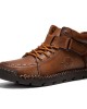 Men Hand Stitching Non Slip Outdoor Casual Microfiber Leather Boots Men Hand Stitching Non Slip Outdoor Casual Microfiber Leather Boots