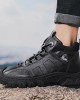 Men Microfiber Leather Breathable Soft Sole Non Slip Closed Toe Lace Up Leisure Boots Men Microfiber Leather Breathable Soft Sole Non Slip Closed Toe Lace Up Leisure Boots