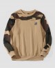 Men Camo Print Patchwork Applique Bodycorn Hem Pullover Sweatshirt Men Camo Print Patchwork Applique Bodycorn Hem Pullover Sweatshirt