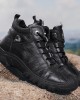 Men Microfiber Leather Breathable Soft Sole Non Slip Closed Toe Lace Up Leisure Boots Men Microfiber Leather Breathable Soft Sole Non Slip Closed Toe Lace Up Leisure Boots