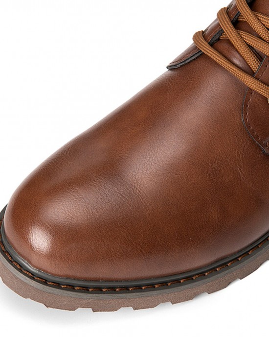 Men Retro British Style High top Slip Resistant Side zip Martin Boots Men Retro British Style High top Slip Resistant Side zip Martin Boots