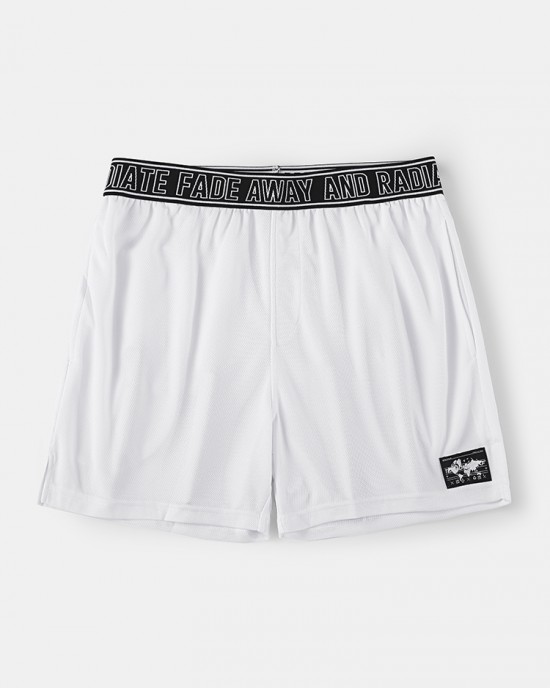 Mens Sport Solid Color Patchwork Letter Waistband Quick Dry Breathable Mid Waist Shorts Mens Sport Solid Color Patchwork Letter Waistband Quick Dry Breathable Mid Waist Shorts