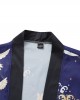 Mens Kimono Ethnic Style Crane Print Open Front Casual Two Pieces Outfits Mens Kimono Ethnic Style Crane Print Open Front Casual Two Pieces Outfits
