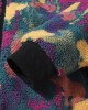 Men Polar Fleece Tie Dye Stand Collar Pockets Zip Cardigans Jacket Coat Men Polar Fleece Tie Dye Stand Collar Pockets Zip Cardigans Jacket Coat