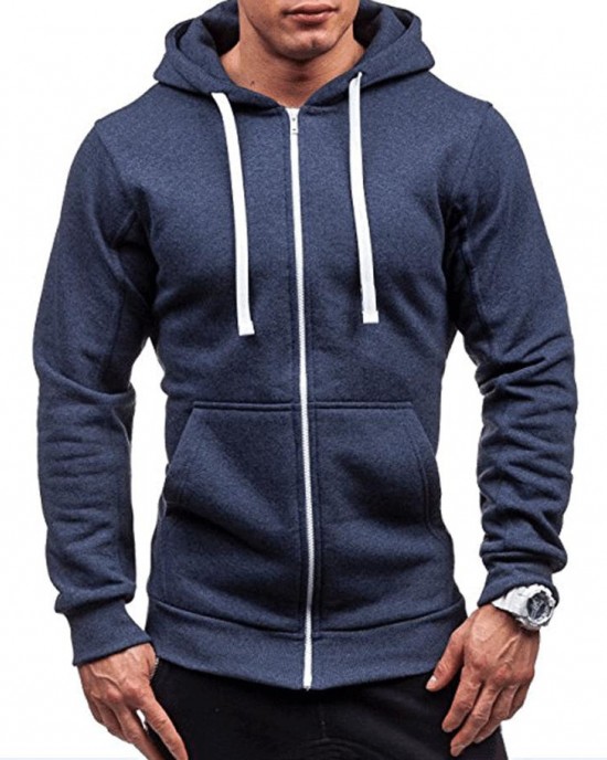 Mens Solid Color Zipper Jackets Thick Warm Sweater Hoodie Jacket Mens Solid Color Zipper Jackets Thick Warm Sweater Hoodie Jacket