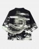 Mens Kimono Loong Pattern Chinoiserie Dragon Two Piece Outfits Mens Kimono Loong Pattern Chinoiserie Dragon Two Piece Outfits