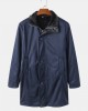 Mens Vintage Solid Color Warm Mid Length Woolen Coats With Pocket Mens Vintage Solid Color Warm Mid Length Woolen Coats With Pocket