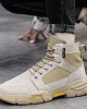 Men Comfy Stitching Lace Up Hard Wearing Casual Martin Shoes Men Comfy Stitching Lace Up Hard Wearing Casual Martin Shoes