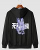 Men Dragon Print Chinese Kangaroo Pocket Casual Hooded Sweatshirt Men Dragon Print Chinese Kangaroo Pocket Casual Hooded Sweatshirt