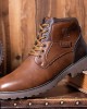 Men Retro British Style High top Slip Resistant Side zip Martin Boots Men Retro British Style High top Slip Resistant Side zip Martin Boots