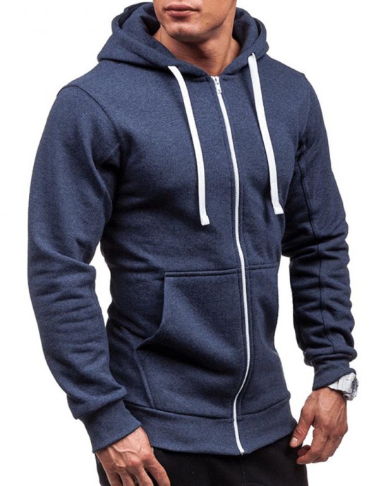 Mens Solid Color Zipper Jackets Thick Warm Sweater Hoodie Jacket Mens Solid Color Zipper Jackets Thick Warm Sweater Hoodie Jacket