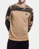 Men Camo Print Patchwork Applique Bodycorn Hem Pullover Sweatshirt Men Camo Print Patchwork Applique Bodycorn Hem Pullover Sweatshirt