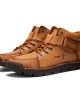 Men Hand Stitching Non Slip Outdoor Casual Microfiber Leather Boots Men Hand Stitching Non Slip Outdoor Casual Microfiber Leather Boots