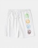 Mens Funny Smile Pattern Elastic Waist Casual Shorts Mens Funny Smile Pattern Elastic Waist Casual Shorts