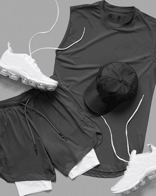 2 in 1 Men’s Running Shorts Double deck Quick Drying Jogging Gym Short Pants with Phone Pocket 2 in 1 Men’s Running Shorts Double deck Quick Drying Jogging Gym Short Pants with Phone Pocket