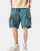 Mens Casual Big Pocket Drawstring Cargo Shorts Mens Casual Big Pocket Drawstring Cargo Shorts