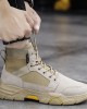 Men Comfy Stitching Lace Up Hard Wearing Casual Martin Shoes Men Comfy Stitching Lace Up Hard Wearing Casual Martin Shoes