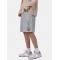 Mens Funny Smile Pattern Elastic Waist Casual Shorts
