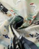 Mens Crane Landscape Print Contrast Trim Holiday Two Pieces Outfits Mens Crane Landscape Print Contrast Trim Holiday Two Pieces Outfits