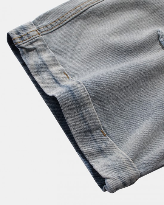 Mens Casual Hole Designed Denim Shorts Mens Casual Hole Designed Denim Shorts